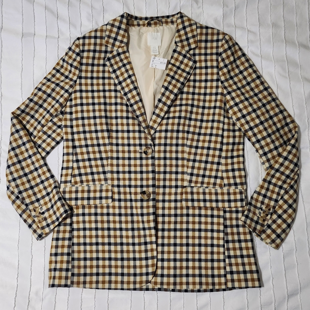 H&M Plaid Women's Blazer